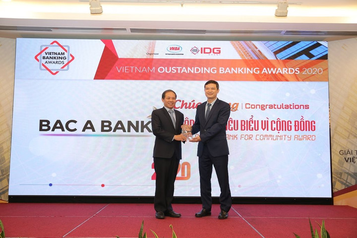 BAC A – Ngân hàng tiêu biểu vì cộng đồng 2020