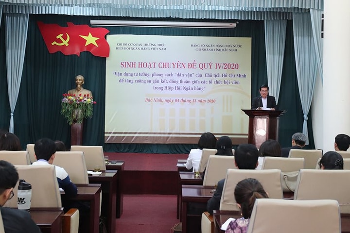 Chi bộ Cơ quan Thường trực Hiệp hội Ngân hàng Việt Nam tổ chức sinh hoạt chuyên đề quý IV/2020  