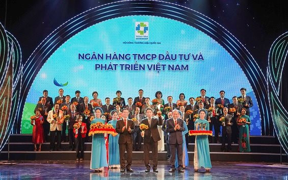 BIDV lần thứ 6 được vinh danh Thương hiệu Quốc gia