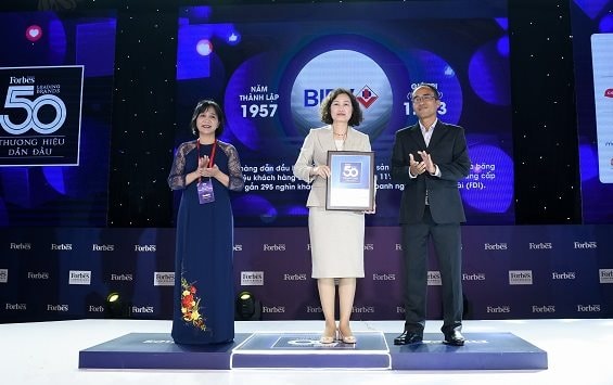 BIDV vào Top 50 thương hiệu dẫn đầu năm 2020