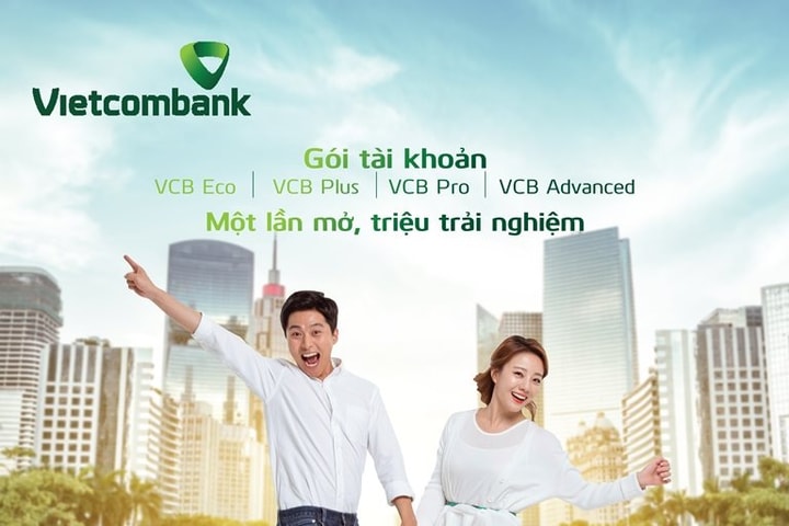 Vietcombank ra mắt 4 gói tài khoản đặc biệt vượt trội dành cho khách hàng cá nhân
