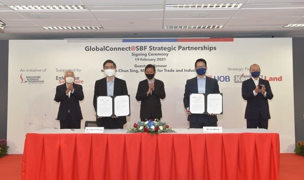 UOB và Liên đoàn Doanh nghiệp Singapore xúc tiến hoạt động kết nối các công ty Singapore xuyên biên giới