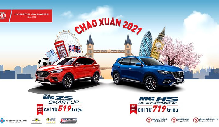 TC Services Việt Nam (TCSV) ra mắt phiên bản MG ZS Smart Up STD+ 