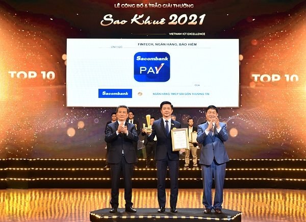 Sacombank Pay vào Top 10 Sao Khuê 2021