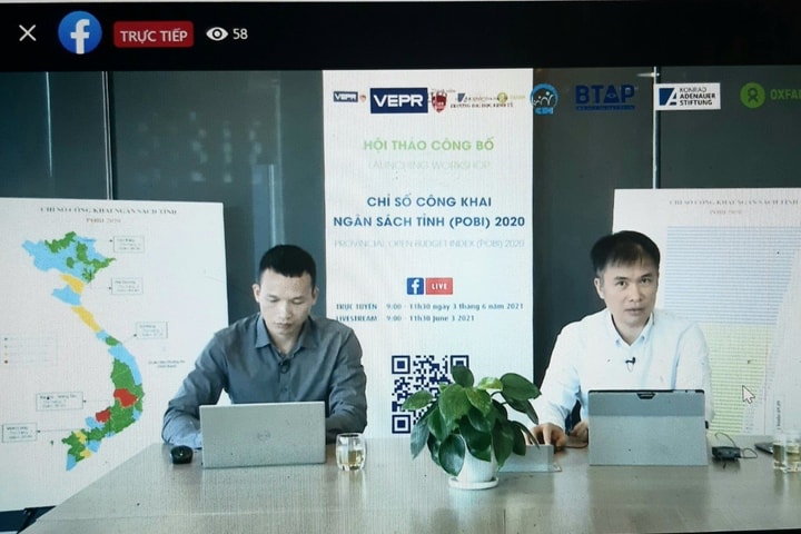 Công bố chỉ số công khai ngân sách tỉnh 2020: Vẫn còn dư địa cải thiện