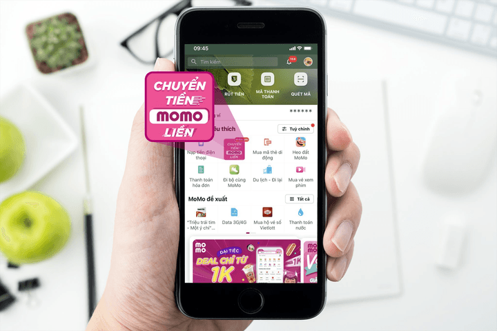 MoMo “khoác áo mới” cho icon chiến lược: Chuyển tiền - MoMo liền