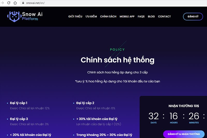Cảnh giác với kinh doanh đa cấp trái phép núp bóng công nghệ cao “Robot AI”