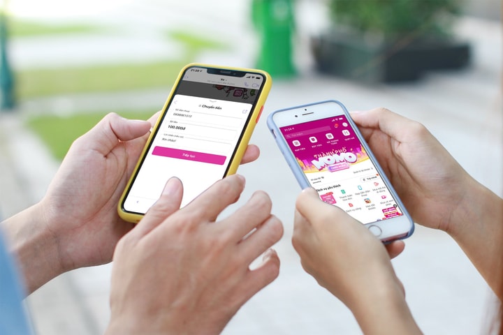 Có thể chuyển tiền bằng Ví MoMo trên ứng dụng chat Viber