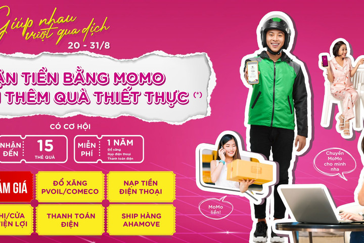 Nhận tiền bằng MoMo - nhận thêm quà thiết thực giúp nhau vượt qua dịch