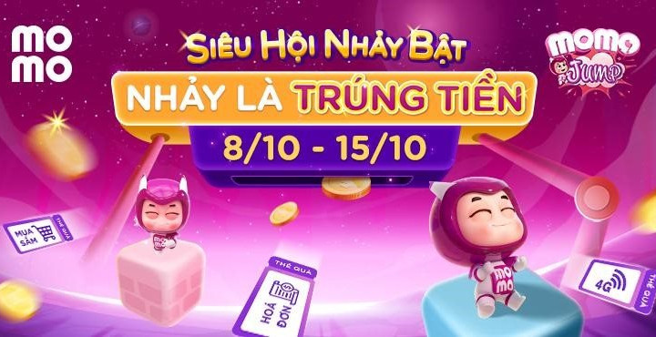  “MoMo Jump - Siêu hội nhảy bật”: Nhảy là trúng tiền và quà