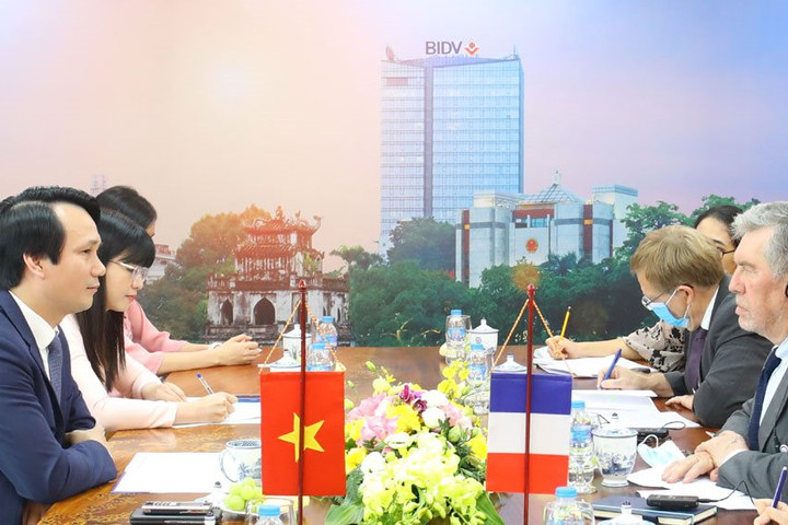 BIDV và Cơ quan Phát triển Pháp  tăng cường hợp tác