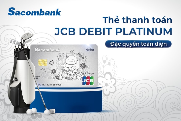 Sacombank ra mắt thẻ thanh toán cao cấp nhất của JCB