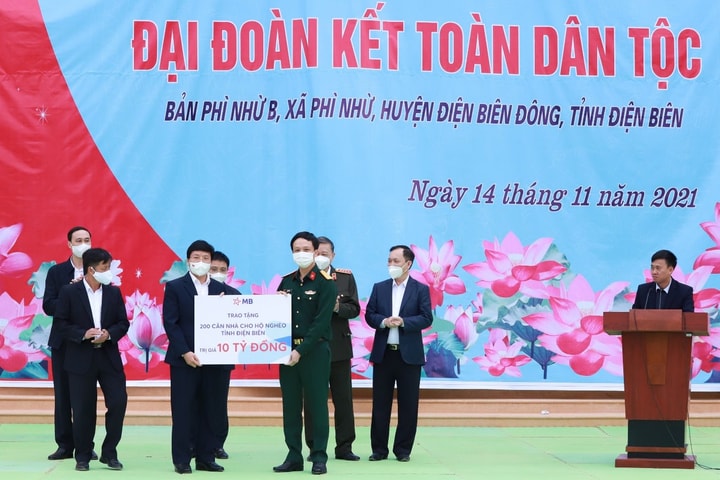 MB hỗ trợ kinh phí xây dựng 200 căn nhà cho người nghèo tại Điện Biên