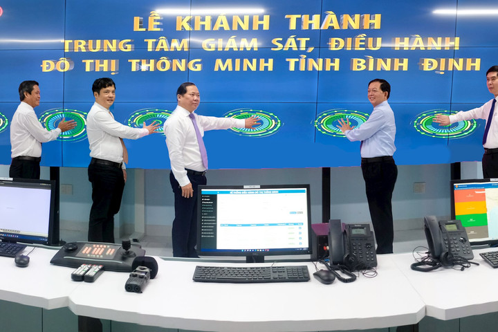 Bình Định khai trương Trung tâm giám sát điều hành đô thị thông minh