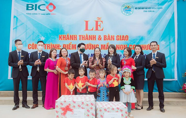 BIC khánh thành điểm trường cho trẻ em vùng cao tại Sơn La