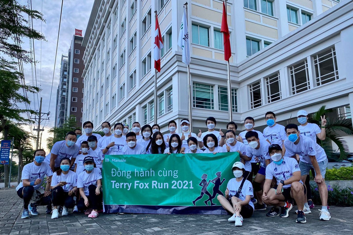Manulife Việt Nam tiếp tục đồng hành cùng sự kiện chạy ảo Terry Fox Run 2021