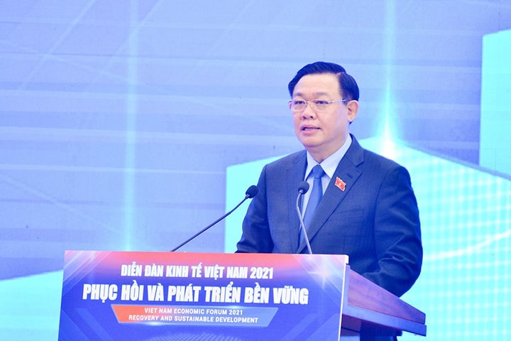Chủ tịch Quốc hội Vương Đình Huệ: Diễn đàn Kinh tế Việt Nam 2021 có ý nghĩa rất quan trọng