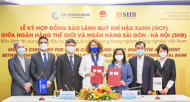 SHB và World Bank ký hợp đồng bảo lãnh Quỹ Khí hậu Xanh 