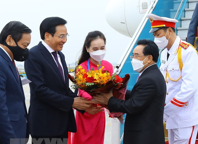Thủ tướng Lào Phankham Viphavanh thăm chính thức Việt Nam