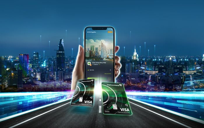 Bộ đôi sản phẩm thẻ doanh nghiệp Vietcombank Visa Business