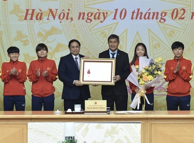 Thủ tướng Phạm Minh Chính: Các tuyển thủ đội bóng đá nữ là những “cô gái kim cương”