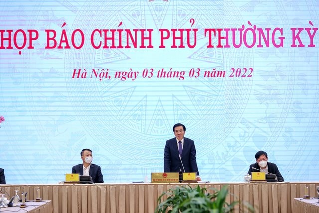 Họp báo Chính phủ thường kỳ tháng 2/2022: Tình hình kinh tế xã hội có tín hiệu khởi sắc
