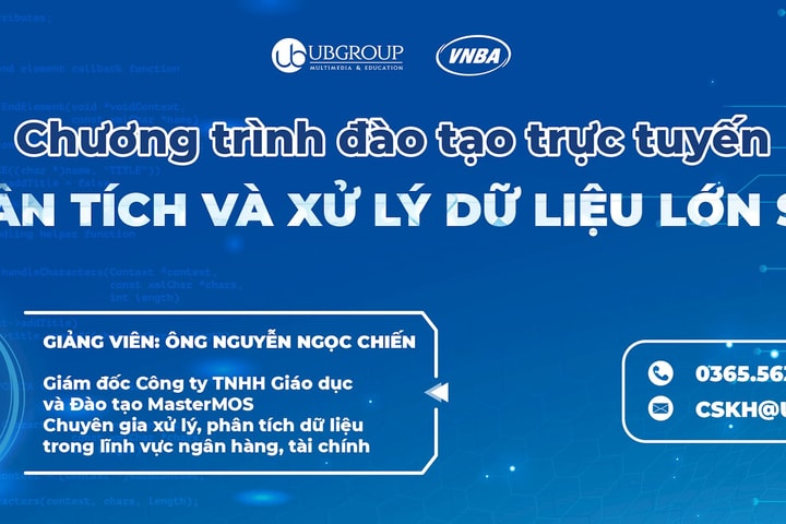 Ra mắt khóa đào tạo trực tuyến “Phân tích và xử lý dữ liệu lớn với SQL”