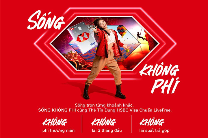 HSBC ra mắt thẻ LiveFree dành riêng cho giới trẻ Việt Nam  