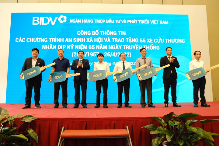 BIDV công bố các chương trình an sinh xã hội “Cho cuộc sống Xanh” nhân dịp kỷ niệm 65 năm ngày thành lập