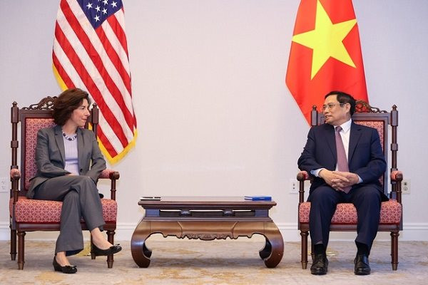 Thủ tướng Phạm Minh Chính tiếp Bộ trưởng Thương mại Hoa Kỳ, Tổng Giám đốc WB cùng nhiều tập đoàn lớn của Hoa Kỳ