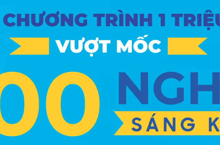 Kết thúc giai đoạn 1, Chương trình 1 triệu sáng kiến ghi nhận những con số ấn tượng 