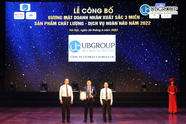 Chương trình đào tạo Phân tích, xử lý dữ liệu - Thương hiệu MasterMOS của UBGROUP được vinh danh “Sản phẩm chất lượng, dịch vụ hoàn hảo năm 2022”