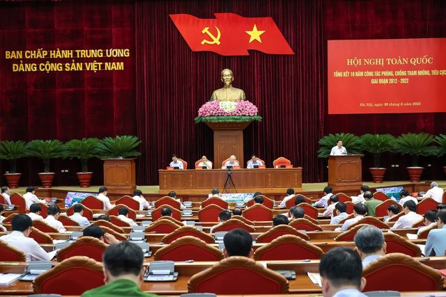 Hội nghị toàn quốc tổng kết 10 năm công tác phòng, chống tham nhũng, tiêu cực