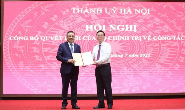 Tổng Kiểm toán Nhà nước Trần Sỹ Thanh giữ chức Phó Bí thư Thành ủy Hà Nội
