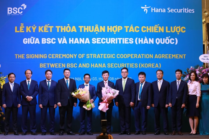 BSC và HSC Chứng khoán Hana ký kết thỏa thuận hợp tác chiến lược
