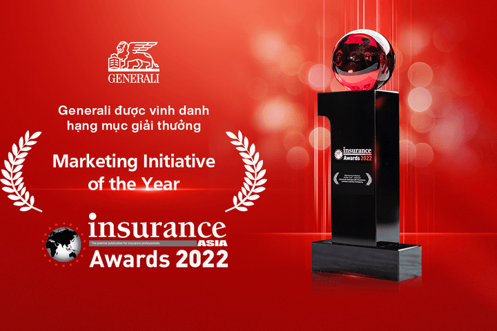 Generali Việt Nam được vinh danh tại Giải thưởng Bảo hiểm châu Á 2022 hạng mục “Sáng kiến Tiếp thị của Năm”