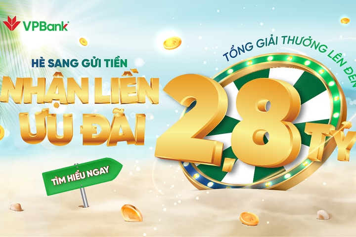 Gửi tiết kiệm Hè 2022 tại VPBank, khách hàng trúng đồng thời nhiều giải thưởng giá trị