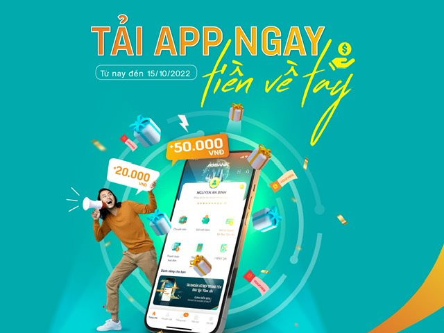 Rộn ràng ngàn quà tặng may mắn khi sử dụng ứng dụng Ngân hàng số AB Ditizen