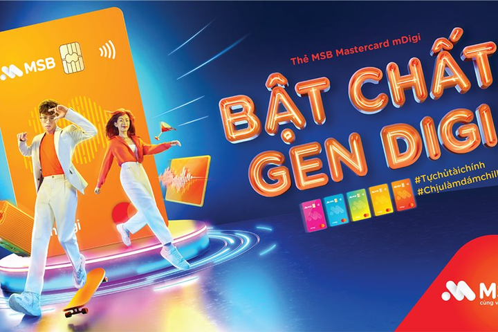MSB “trình làng” thẻ mDigi, mang đậm phong cách thế hệ số