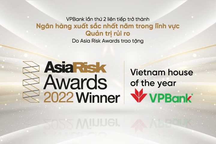 VPBank lần thứ 2 được vinh danh là “Ngân hàng xuất sắc nhất năm” về quản trị rủi ro