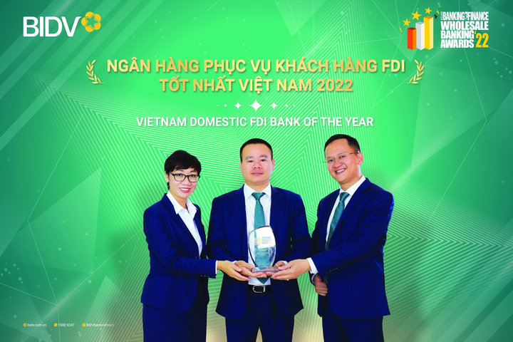 BIDV -  Ngân hàng phục vụ khách hàng FDI tốt nhất Việt Nam năm 2022