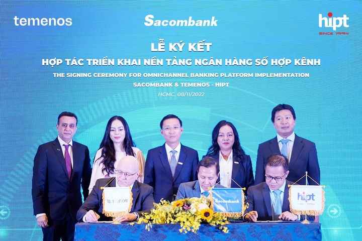 Sacombank hợp tác triển khai nền tảng ngân hàng hợp kênh với liên danh Temenos – HiPT
