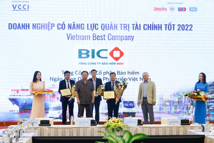 BIC được vinh danh trong Top 15 doanh nghiệp niêm yết có Năng lực Quản trị Tài chính tốt năm 2022