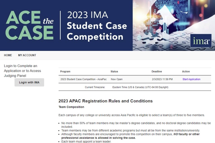 Chính thức mở đăng ký Cuộc thi IMA AsiaPac Student Case Competition 2023: Cơ hội cho sinh viên Việt Nam