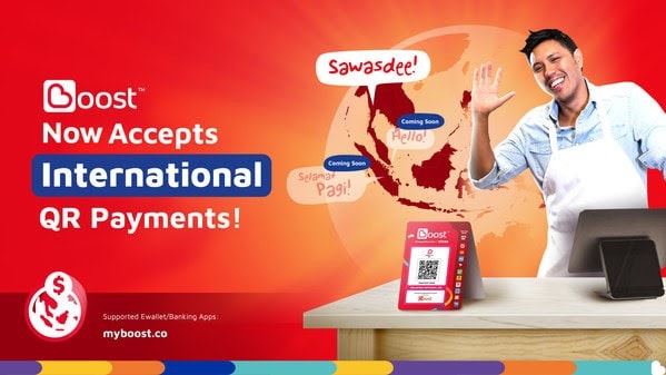 Khách du lịch Thái Lan có thể thực hiện thanh toán mã QR DuitNow tại Malaysia qua Boost