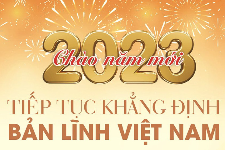 Chào năm mới 2023 -  Tiếp tục khẳng định bản lĩnh Việt Nam