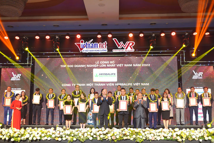 Herbalife Việt Nam lần thứ 4 liên tiếp có mặt trong Top 500 doanh nghiệp lớn nhất Việt Nam năm 2022
