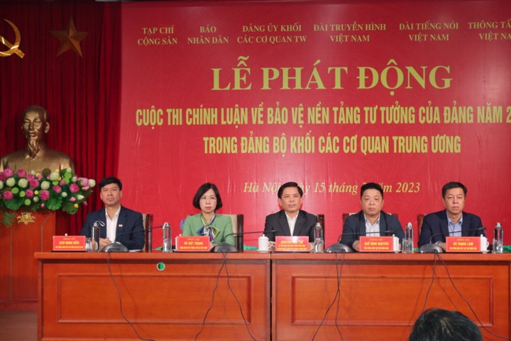 Phát động Cuộc thi chính luận về bảo vệ nền tảng tư tưởng của Đảng năm 2023 trong Đảng bộ Khối các cơ quan Trung ương