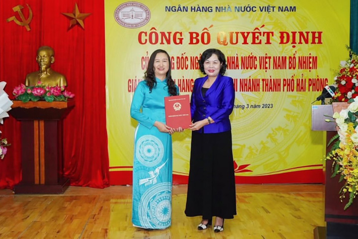 Bổ nhiệm Giám đốc NHNN Chi nhánh TP. Hải Phòng