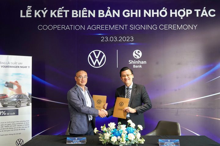 Ngân hàng Shinhan triển khai chương trình ưu đãi cho khách hàng mua các dòng xe Volkswagen